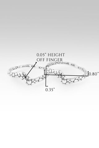 Strength, My Weakness Ring II™ in Watermark - Stackable - only found at SARDA™