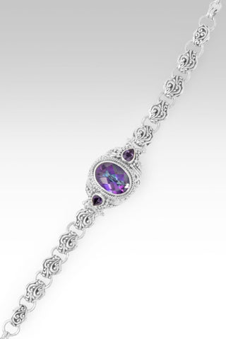 Strengthen My Faith Bracelet™ in Bluejay Jazz™ Mystic Quartz & Amethyst - Multi Stone - only found at SARDA™