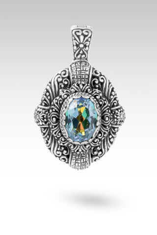 Strengthened Belief Pendant™ in Endless Song™ Mystic Quartz - Single Stone - only found at SARDA™