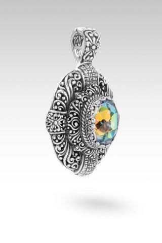 Strengthened Belief Pendant™ in Endless Song™ Mystic Quartz - Single Stone - only found at SARDA™
