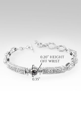 Stronger in U Bracelet™ in Black Diamond - Single Stone - only found at SARDA™