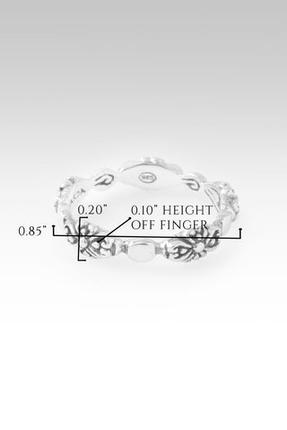 Stronger in U Ring™ in Janyl Adair & High Polish - Stackable - only found at SARDA™