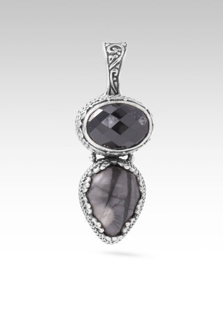 Stronger Together Pendant™ in Black Spinel & Picasso Jasper - Multi Stone - only found at SARDA™