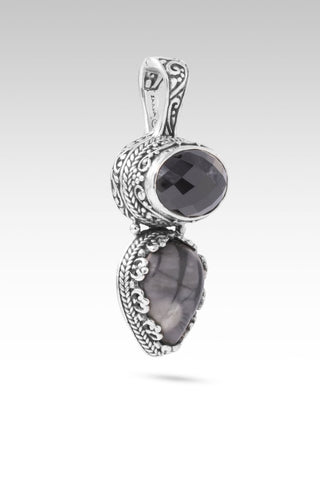 Stronger Together Pendant™ in Black Spinel & Picasso Jasper - Multi Stone - only found at SARDA™