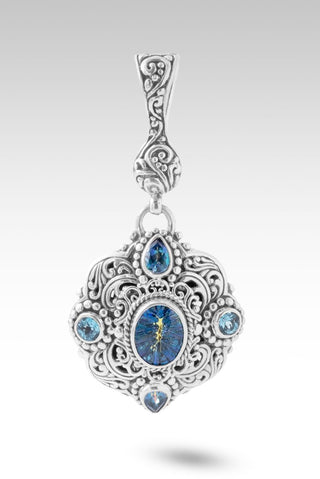 Stronger Together Pendant™ in Blueicious™ Mystic Quartz, Rio Aqua™ Mystic Topaz & Swiss Blue Topaz - Multi Stone - only found at SARDA™