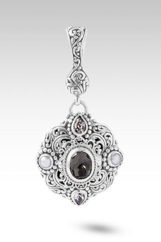 Stronger Together Pendant™ in Odyssey Black Knight™ Mystic Quartz, White Topaz & Freshwater Pearle - Multi Stone - only found at SARDA™