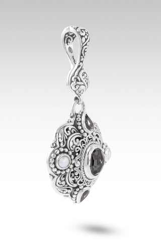 Stronger Together Pendant™ in Odyssey Black Knight™ Mystic Quartz, White Topaz & Freshwater Pearle - Multi Stone - only found at SARDA™