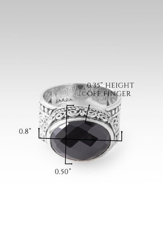 Stronger Together Ring™ in Black Spinel - Dinner - only found at SARDA™