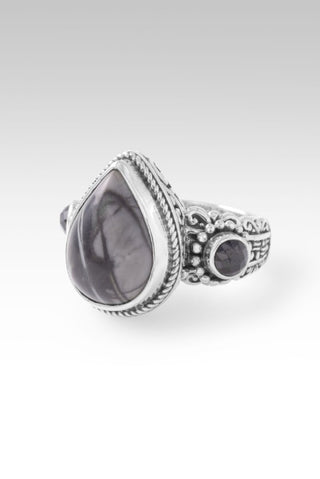 Stronger Together Ring™ in Black Spinel & Picasso Jasper - Statement - only found at SARDA™
