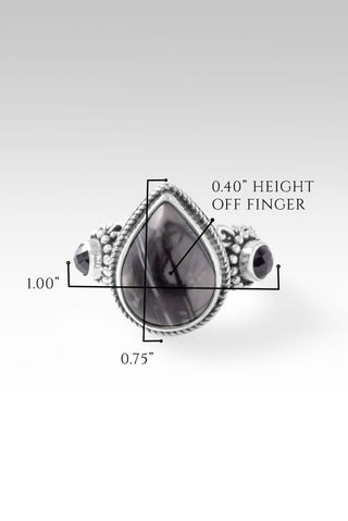 Stronger Together Ring™ in Black Spinel & Picasso Jasper - Statement - only found at SARDA™