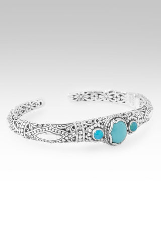 Surrender Brings Peace Cuff Bracelet™ in Mexican Turquoise & Paraiba Ethiopian Opal - Cuff - only found at SARDA™