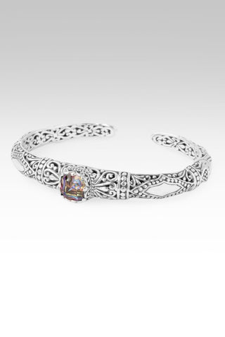 Surrender Brings Peace Cuff Bracelet™ in Northern Lights™ Mystic Quartz - Cuff - only found at SARDA™