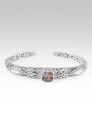 Surrender Brings Peace Cuff Bracelet™ in Northern Lights™ Mystic Quartz - Cuff - only found at SARDA™