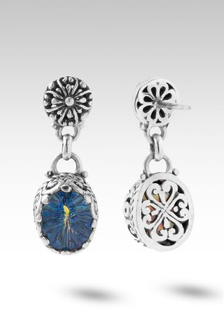 Surrendered Will Earrings™ in Blueicious™ Mystic Quartz - Stud - only found at SARDA™
