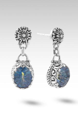 Surrendered Will Earrings™ in Blueicious™ Mystic Quartz - Stud - only found at SARDA™