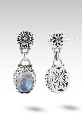 Surrendered Will Earrings™ in Rainbow Moonstone - Stud - only found at SARDA™