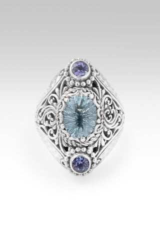 Surrendering All Ring™ in Arctic Blue Topaz & Tanzanite - Statement - only found at SARDA™