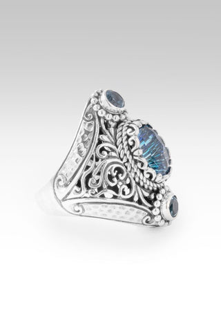 Surrendering All Ring™ in Blueicious™ Mystic Quartz & Swiss Blue Topaz - Statement - only found at SARDA™