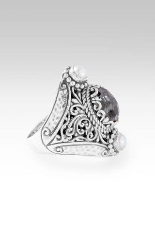 Surrendering All Ring™ in Odyssey Black Knight™ Mystic Quartz & Freshwater Pearl - Statement - only found at SARDA™