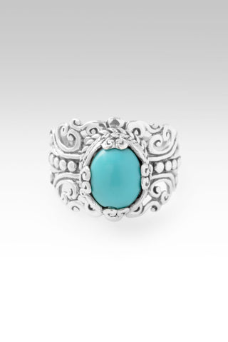 Surrendering My Fears Ring™ in Mexican Turquoise - Dinner - only found at SARDA™