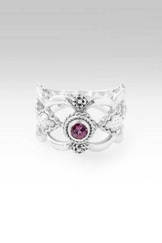 Surrounds Me Ring™ in Malawi Rose Garnet - Dinner - only found at SARDA™