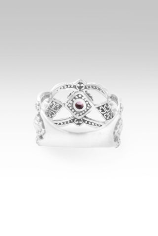 Surrounds Me Ring™ in Malawi Rose Garnet - Dinner - only found at SARDA™