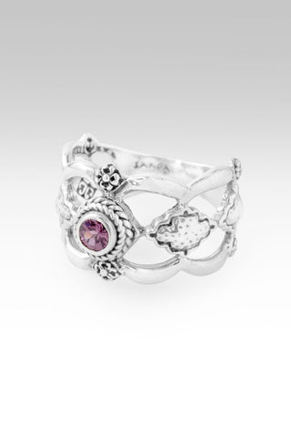 Surrounds Me Ring™ in Malawi Rose Garnet - Dinner - only found at SARDA™