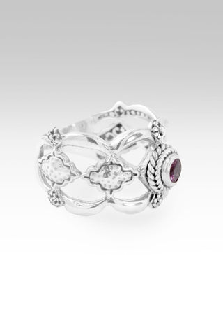 Surrounds Me Ring™ in Malawi Rose Garnet - Dinner - only found at SARDA™