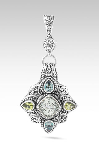 Taking Back What My Enemy Stole Pendant™ in Prasiolite & Peridot - Multi Stone - only found at SARDA™