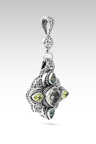 Taking Back What My Enemy Stole Pendant™ in Prasiolite & Peridot - Multi Stone - only found at SARDA™