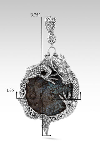 Tame The Dragon Within Pendant™ in Labradorite Dragon - Statement - only found at SARDA™