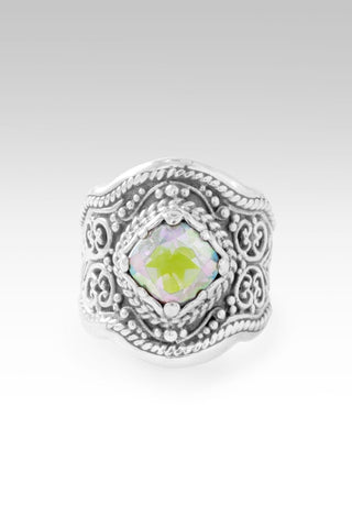 Thankful in Everything Ring™ in Zero Saturn™ Mystic Quartz - Statement - only found at SARDA™
