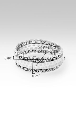 The Good News Ring™ in Tree of Life & Hammered - Dinner - only found at SARDA™