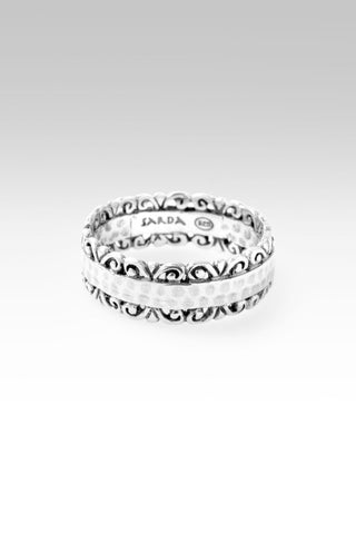 The Good News Ring™ in Tree of Life & Hammered - Dinner - only found at SARDA™