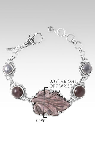 Their Leaves Will Not Wither Bracelet™ in Porcelain Jasper, Chocolate Cat's Eye Sunstone & Hematine - Multi Stone - only found at SARDA™