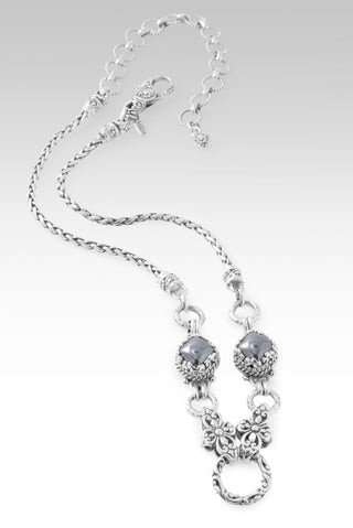 Their Leaves Will Not Wither Necklace™ in Hematine - Multi Stone - only found at SARDA™
