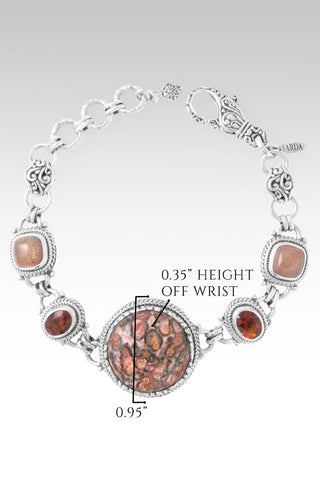 Time To Renew Bracelet™ in Leopard Skin Jasper, Madeira Citrine & Peach Sunstone - Multi Stone - only found at SARDA™