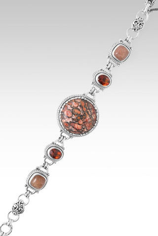 Time To Renew Bracelet™ in Leopard Skin Jasper, Madeira Citrine & Peach Sunstone - Multi Stone - only found at SARDA™