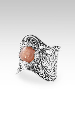 Time To Renew Ring™ in Peach Sunstone - Dinner - only found at SARDA™