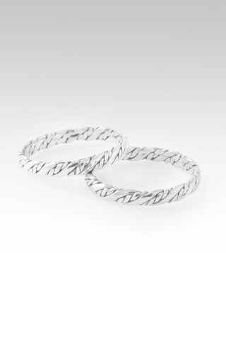 Together We're Better Ring™ in Cable & High Polish - Stackable - only found at SARDA™