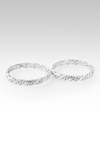 Together We're Better Ring™ in Cable & High Polish - Stackable - only found at SARDA™