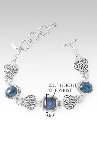 Tomorrow & Forever Bracelet™ in Labradorite & Cat's Eye Neon Apatite - Multi Stone - only found at SARDA™