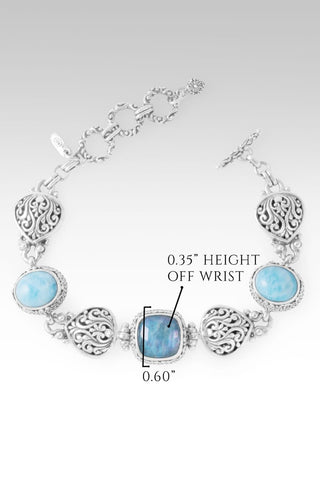 Tomorrow & Forever Bracelet™ in Neon Apatite Mother of Pearl Quartz & Larimar - Multi Stone - only found at SARDA™