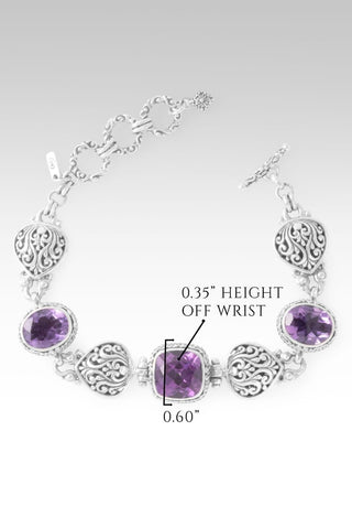 Tomorrow & Forever Bracelet™ in Plum Lab Created Sapphire & Amethyst - Multi Stone - only found at SARDA™