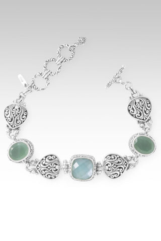 Tomorrow & Forever Bracelet™ in Sea Green Chalcedony Mother of Pearl Quartz & Green Quartz - Multi Stone - only found at SARDA™