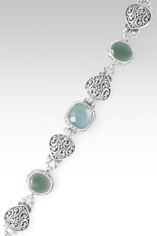 Tomorrow & Forever Bracelet™ in Sea Green Chalcedony Mother of Pearl Quartz & Green Quartz - Multi Stone - only found at SARDA™