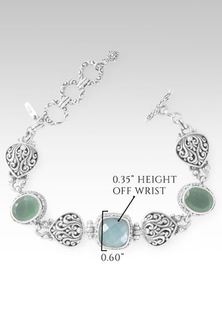 Tomorrow & Forever Bracelet™ in Sea Green Chalcedony Mother of Pearl Quartz & Green Quartz - Multi Stone - only found at SARDA™