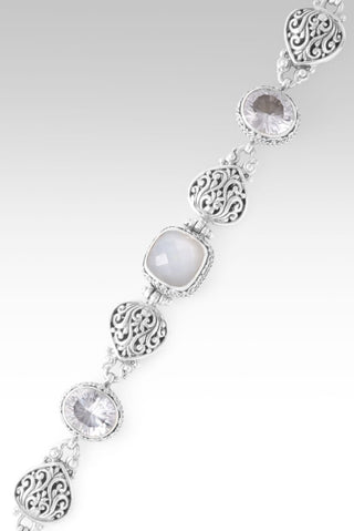 Tomorrow & Forever Bracelet™ in White Moonstone & White Quartz - Multi Stone - only found at SARDA™