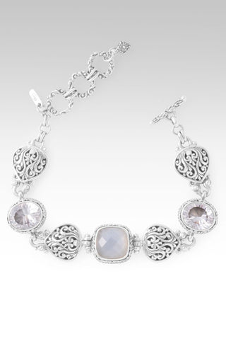 Tomorrow & Forever Bracelet™ in White Moonstone & White Quartz - Multi Stone - only found at SARDA™