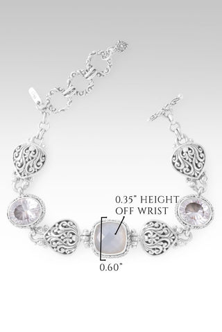 Tomorrow & Forever Bracelet™ in White Moonstone & White Quartz - Multi Stone - only found at SARDA™